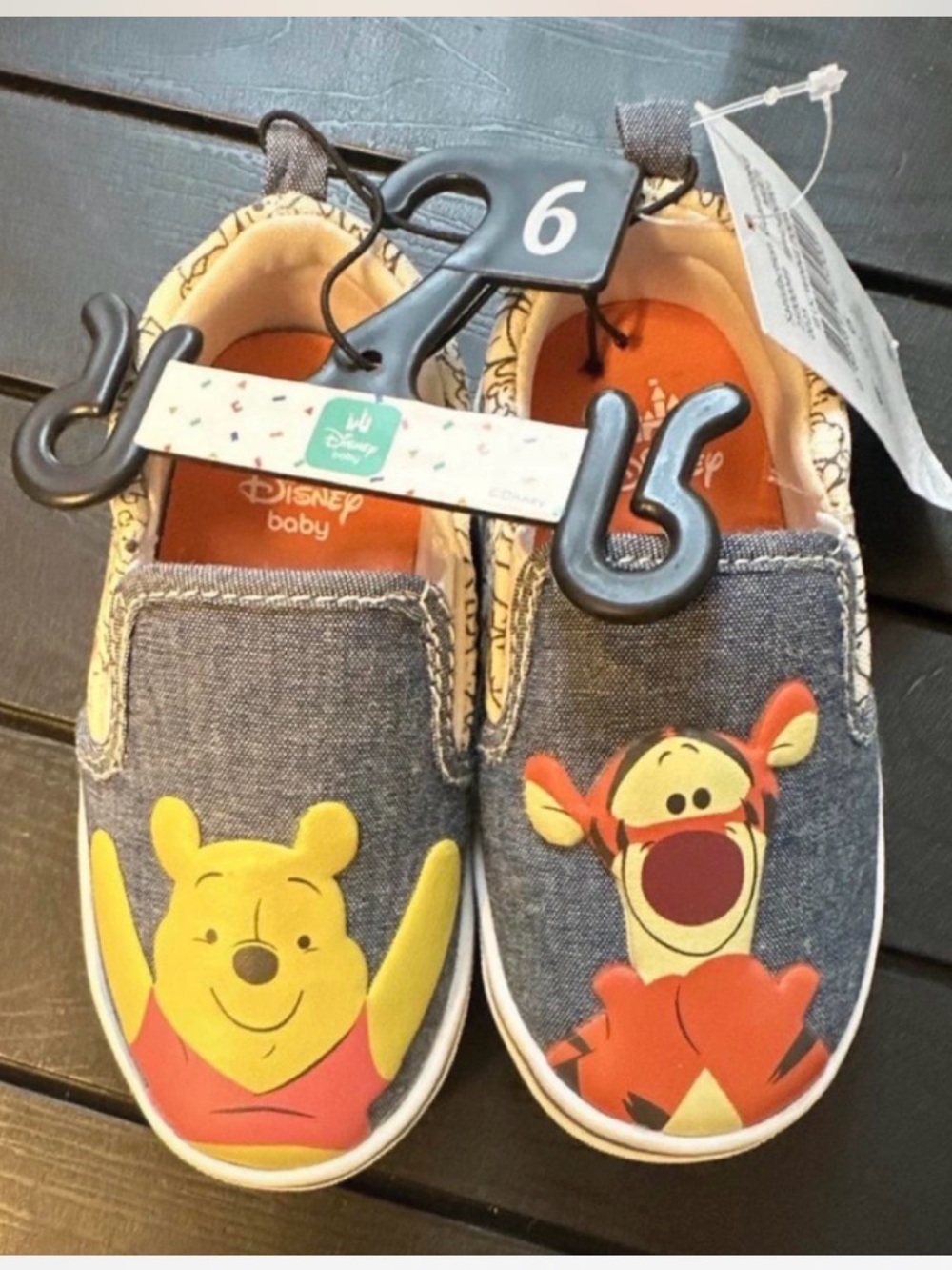 Toddler Winnie the Pooh shoes .